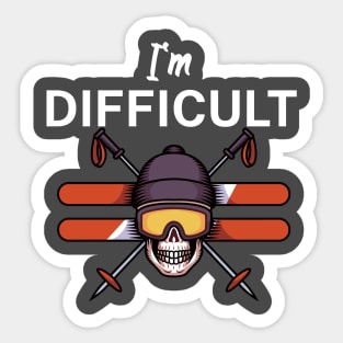 Im difficult Sticker